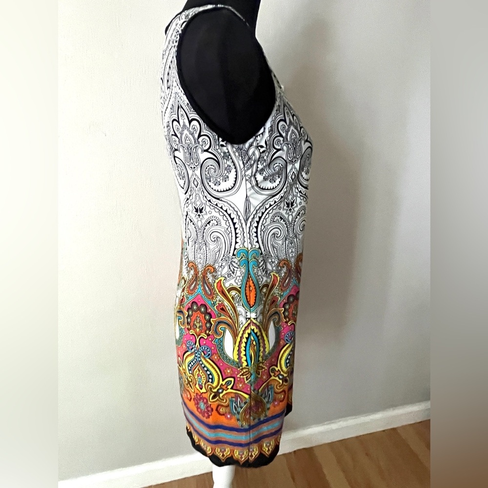 Sandra Darren Sheath Paisley Dress - Picture 2 of 5